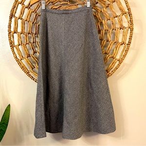 VTG Midi Skirt 80’s vintage wool blend